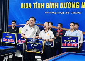 Khai mạc Giải vô địch Bida tỉnh Bình Dương năm 2024