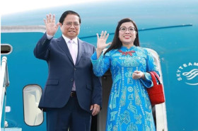PM Pham Minh Chinh leaves for official visit to RoK