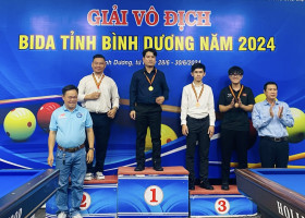 Bế mạc giải vô địch Bida tỉnh Bình Dương năm 2024