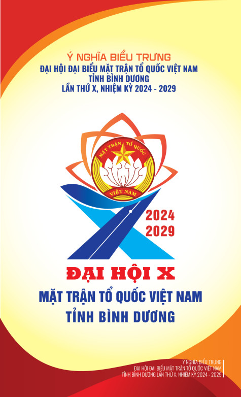 Announce the logo to welcome the 10th Provincial Vietnam Fatherland Front Congress