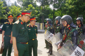 Ministry of National Defense inspects activities at provincial Military Command