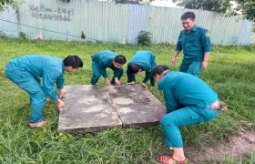 Sau phản ánh về việc hàng loạt nắp cống hư hỏng: Các địa phương vào cuộc khắc phục