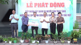 Phường Phú Hòa, TP.Thủ Dầu Một: Học sinh, người dân tặng hơn 3.000 cây xanh các loại