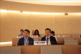 Hội đồng Nhân quyền Liên hợp quốc thông qua nghị quyết của Việt Nam và các nước