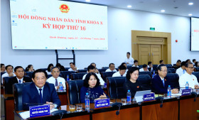 Opening of the 16th Session of the 10th provincial People's Council for 2021-2026 tenure: Local economy achieves considerable growth