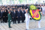 Đoàn Ban chấp hành Trung ương Đảng Cộng sản Việt Nam vào viếng Tổng Bí thư Nguyễn Phú Trọng