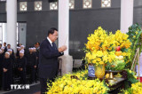 Đoàn Campuchia viếng Tổng Bí thư Nguyễn Phú Trọng