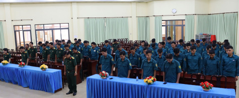 Ban Chỉ huy Quân sự TP.Bến Cát: Tưởng niệm Tổng Bí thư Nguyễn Phú Trọng