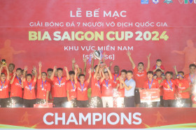 Giải bóng đá 7 người vô địch quốc gia 2024: Đại diện Bình Dương lần đầu giành vé dự vòng chung kết