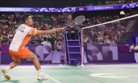 Olympic 2024: Lê Đức Phát đánh bại tay vợt người Đức ở trận ra quân