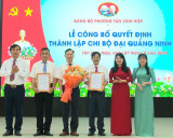 TP.Tân Uyên: Phường Tân Vĩnh Hiệp thành lập Chi bộ Đại Quảng Ninh