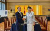 Foreign Minister pays official visit to Japan