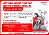 Nhà mạng tích cực hỗ trợ khách hàng khi tắt sóng mạng 2G