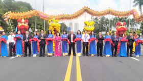 East-West major route and other constructions inaugurated in Di An city
