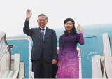 Party General Secretary, State President To Lam leaves for state visit to China