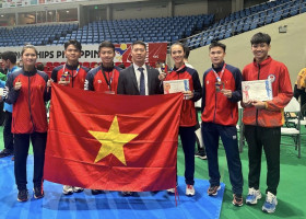 Giải vô địch Karate trẻ châu Á 2024: Việt Nam giành tổng cộng 12 huy chương