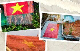 “每个屋顶是一面国旗”潮流向国庆节献礼