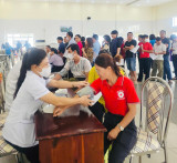 Blood donation campaign in Bau Bang exceeds the assigned target for the year