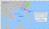 Bão số 5 không có khả năng ảnh hưởng đến vùng ven biển và đất liền Việt Nam