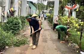 Xã Tân Hưng: Xây dựng môi trường xanh, sạch, đẹp