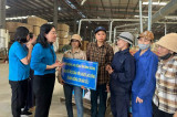 Provincial Trade Union supports VND53billion, 100 tons of goods for flood and storm-hit people