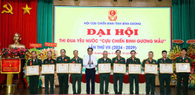 7th provincial Patriotic Emulation Congress of Exemplary Veterans: "Exemplary - Creative - United"