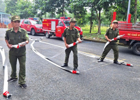 Huyện Dầu Tiếng: Tuyên truyền, huấn luyện bảo đảm an toàn phòng cháy, chữa cháy