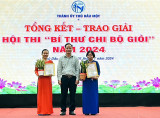 Hội thi Bí thư Chi bộ giỏi cấp tỉnh năm 2024: Học hỏi kinh nghiệm, trau dồi nghiệp vụ