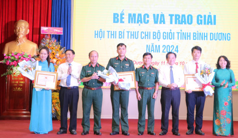 Bế mạc và trao giải Hội thi Bí thư chi bộ giỏi năm 2024 cấp tỉnh