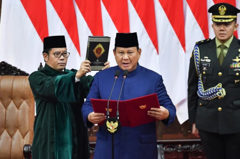 Prabowo Subianto sworn in as eighth President of Indonesia