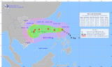 Thời tiết ngày 24-10: Vùng biển phía Đông khu vực Bắc Biển Đông có mưa bão