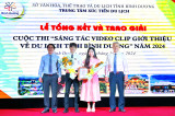 Trao giải cuộc thi “Sáng tác video clip giới thiệu về du lịch tỉnh Bình Dương”