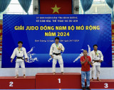 Giải Judo Đông Nam bộ mở rộng 2024: Bình Dương giành 3 huy chương vàng ngày đầu tiên