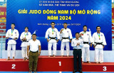 Giải Judo Đông Nam Bộ mở rộng 2024: Bình Dương giành hạng nhì toàn đoàn