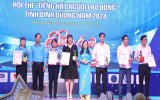 Chung kết Hội thi “Tiếng hát Người lao động” tỉnh Bình Dương năm 2024: Công đoàn cơ sở Công ty TNHH Chí Hùng đoạt giải nhất toàn đoàn