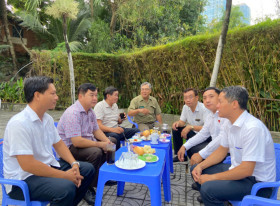 Dien Bien provincial Party Committee's Mass Mobilization Commission visits  "Morning Coffee - Exchange with the people" model in Binh Duong