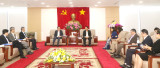 Provincial leaders receive Heads of Vietnamese representative agencies abroad