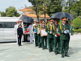 Solemn funeral held for 12 martyrs in military drill incident