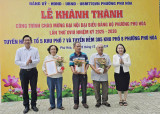 Phường Phú Hòa, TP.Thủ Dầu Một: Khánh thành các công trình chào mừng Đại hội Đảng bộ các cấp