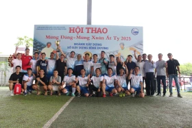 Sở Xây dựng tổ chức giải bóng đá “Mừng Đảng – mừng xuân Ất Tỵ” năm 2025