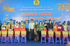 春季列车将工会会员和工人送回乡过年