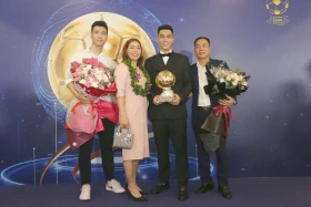 Quả bóng vàng Việt Nam 2024: "Xin cảm ơn tất cả mọi người đã cho tôi có ngày hôm nay"