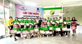 Bế mạc lớp tập huấn Hướng dẫn viên Aerobic Fitness năm 2025