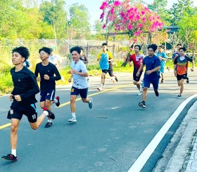 Dầu Tiếng: 150 đoàn viên thanh niên tham gia giải chạy bộ "Thanh niên khoẻ"