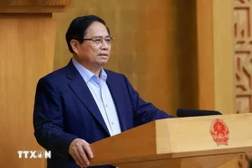 越南政府总理范明政主持2月份政府例行会议