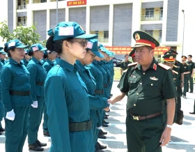 Kiểm tra công tác bảo đảm cho lực lượng luyện tập diễu binh, diễu hành tại tỉnh Bình Dương