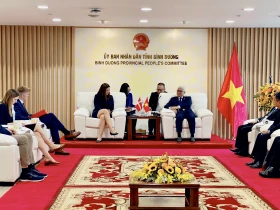 Bình Dương mong muốn Đan Mạch hỗ trợ chuyển giao công nghệ xanh, công nghiệp sạch, công nghệ bảo vệ môi trường