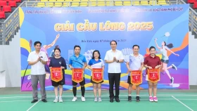 TP.Bến Cát tổ chức “Giải Cầu lông năm 2025” cho cán bộ, công chức, viên chức