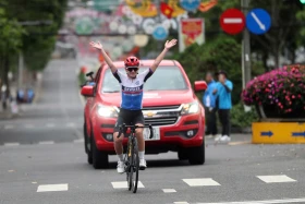 Chặng 3 Biwase Tour of Vietnam 2025: Các tay đua chủ nhà bứt phá mạnh mẽ