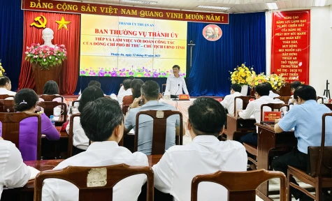 Thuan An needs solutions to overcome challenges and complete key projects